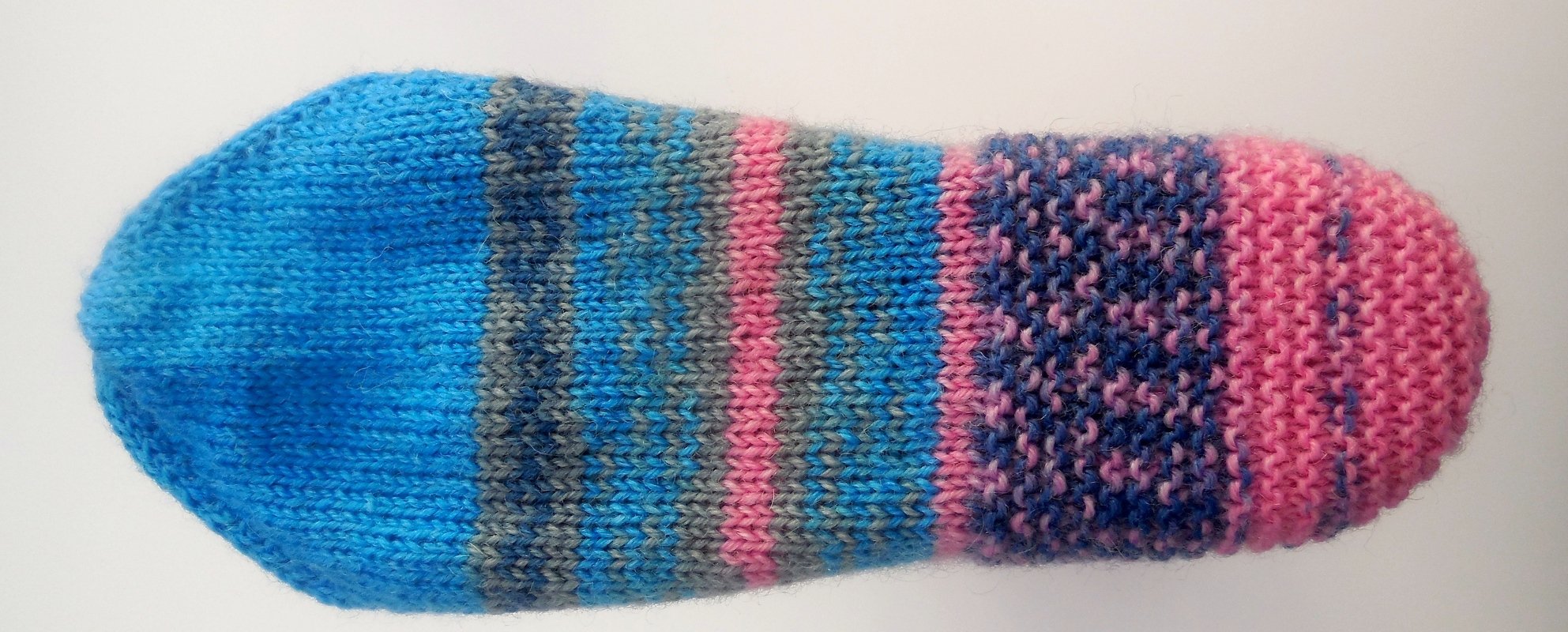 Strickanleitung Socken stricken ohne Ferse - Gr. 36 - 41