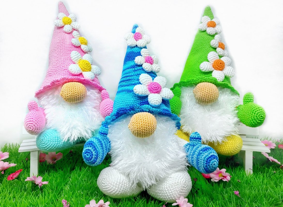 Frühlingswichtel - Häkelanleitung von Diana´s kleiner Häkelshop