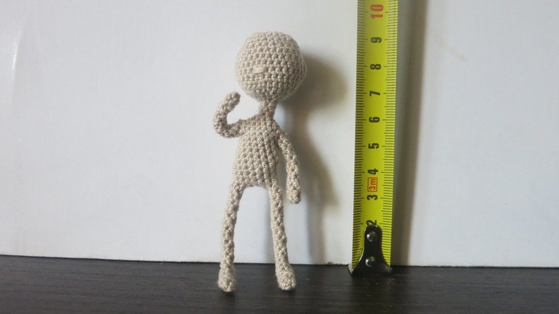 Tiny doll basic - crochet doll body