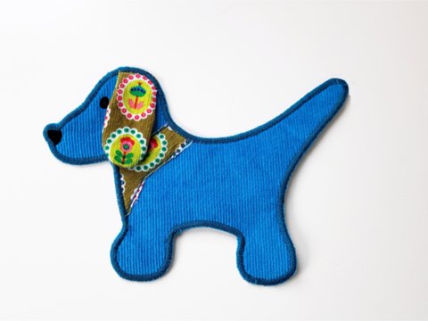 Stickdatei Hund Applikation 13 cm x 18 cm