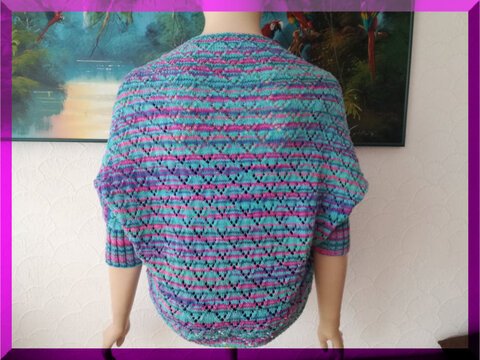 Strickanleitung  Seelenwärmer / Bolero  " Kolibri "  Größen 36 - 52