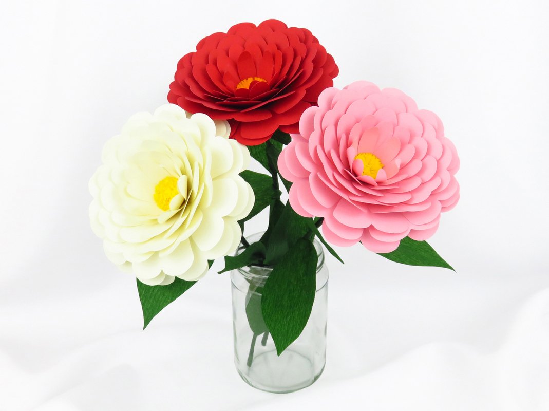 Papierkamelien – Bastelanleitung und Vorlagen