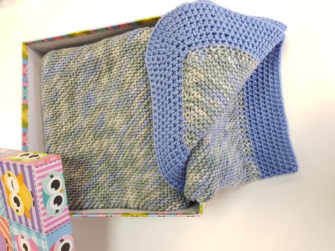 Strickanleitung Babydecke, für Anfänger