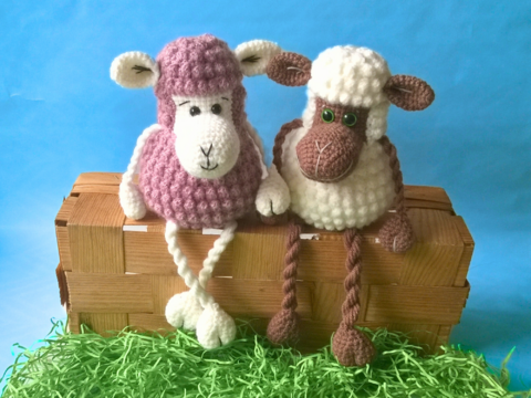 Kantenhocker Schafe Henri und Rosa