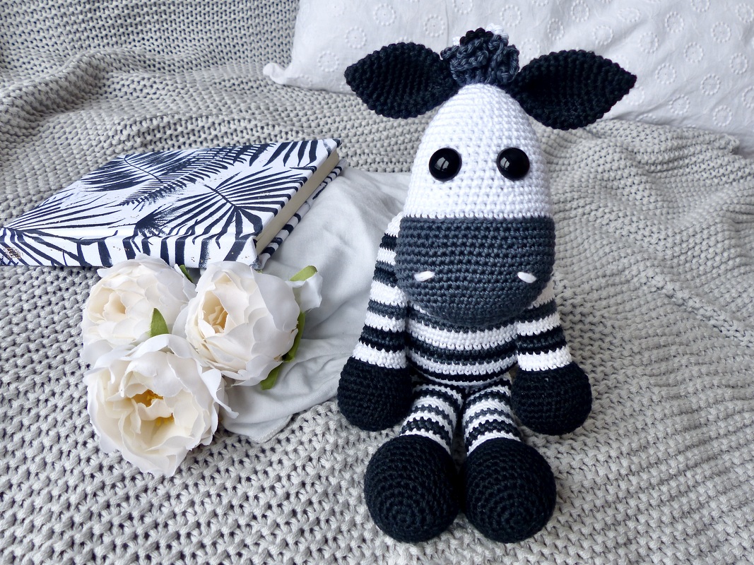Spieluhr Zebra häkeln - Bild 7