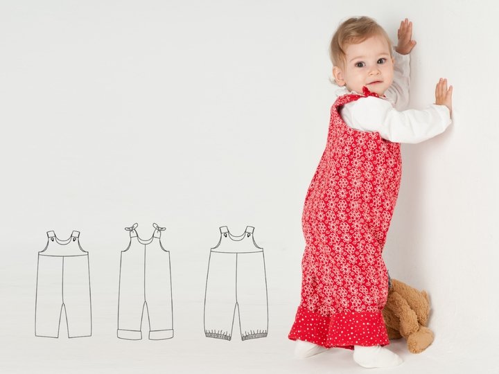 Baby Reversible Overalls LILLI & BO – PDF Pattern 6m/9m-4y/5y