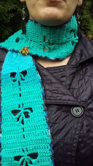 Leichter Schal "Libelle"