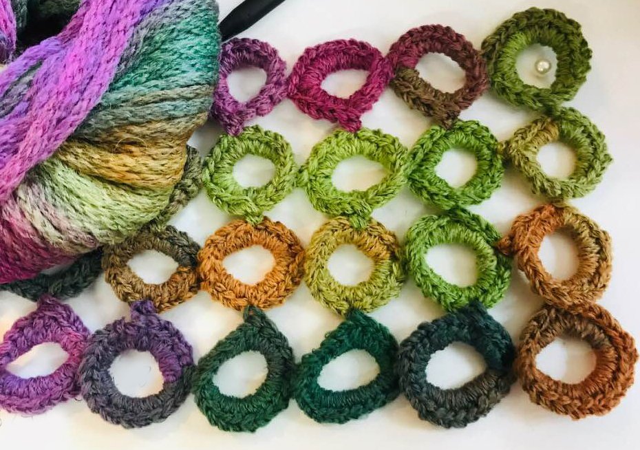 neue SUCHTmaschen:  Ringmuster  "Christako" - Bild 3