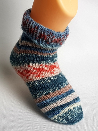 Kinder-Socken Fixe Ferse! So einfach wie noch nie! Top-Down, Gr.22-33