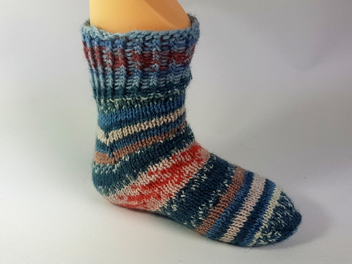 Kinder-Socken Fixe Ferse! So einfach wie noch nie! Top-Down, Gr.22-33