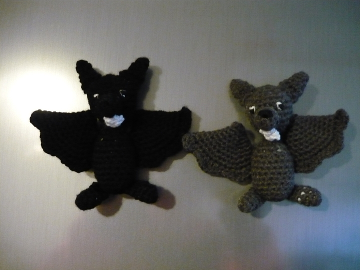 Häkelanleitung Fledermaus Magnet