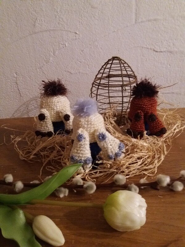 Eierwärmer: Hasenhintern