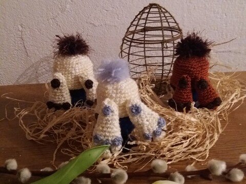 Eierwärmer: Hasenhintern