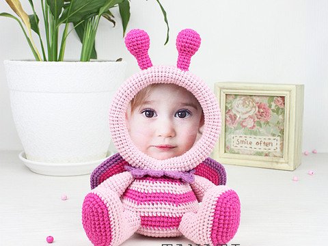 Häkelanleitung “Bilderrahmen SCHMETTERLING”