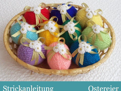 185DE Strickanleitung Ostereier - Amigurumi PDF Zabelina CP