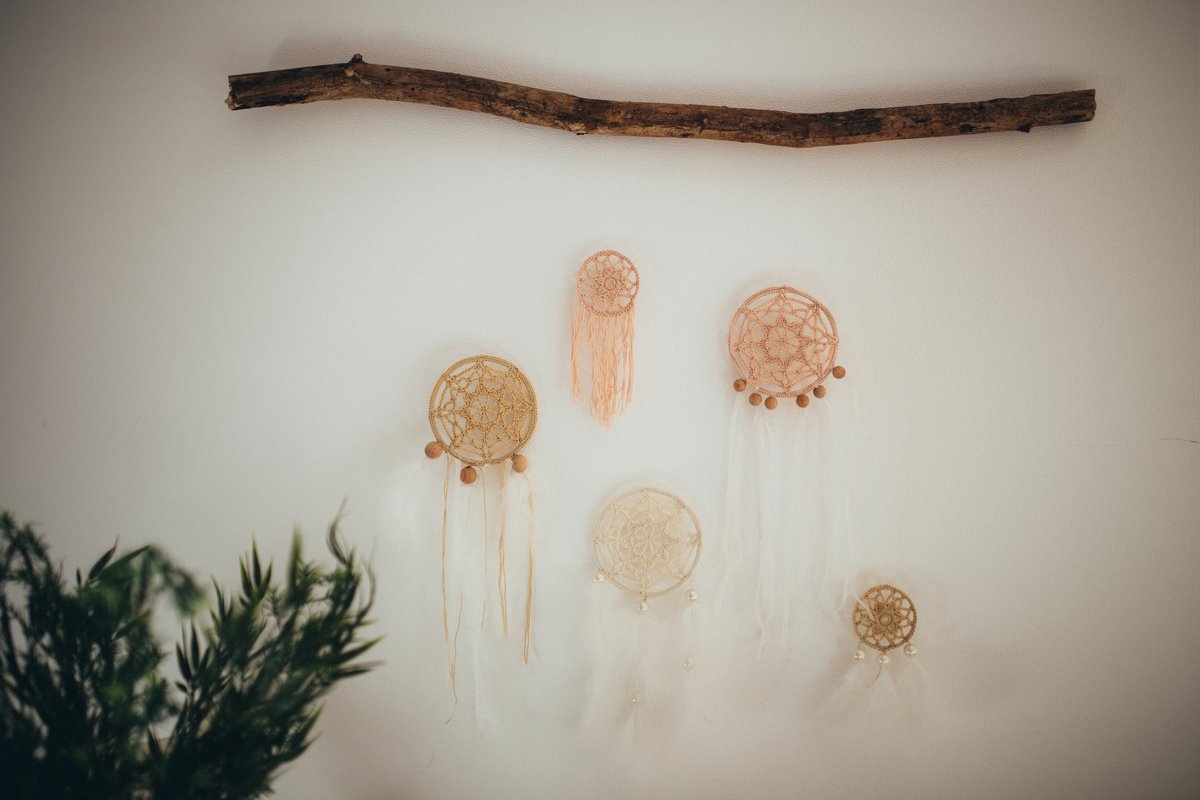 Häkelanleitung Traumfänger-Wand-Deko