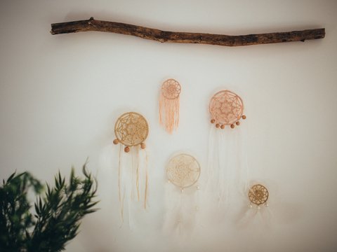 Häkelanleitung Traumfänger-Wand-Deko