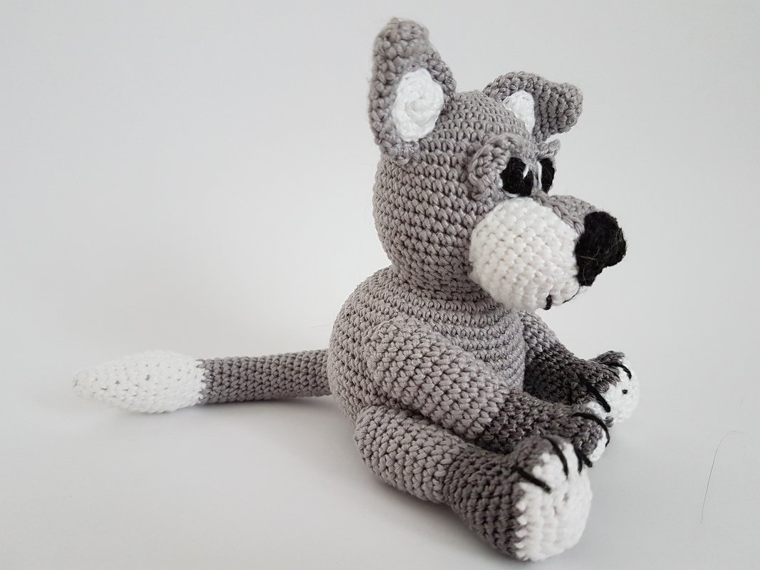 PDF Häkelanleitung Wolf Lupo Wuschel - Bild 4