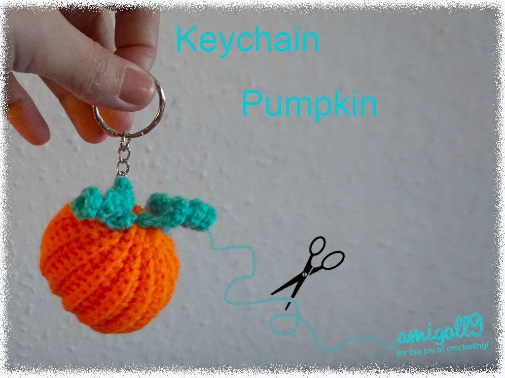 Crochet pattern: pumpkin keychain! - Image 2