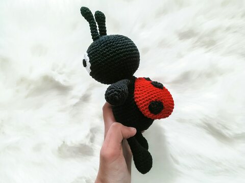 Häkelanleitung Marienkäfer Marly, Amigurumi, Marienkäfer häkeln