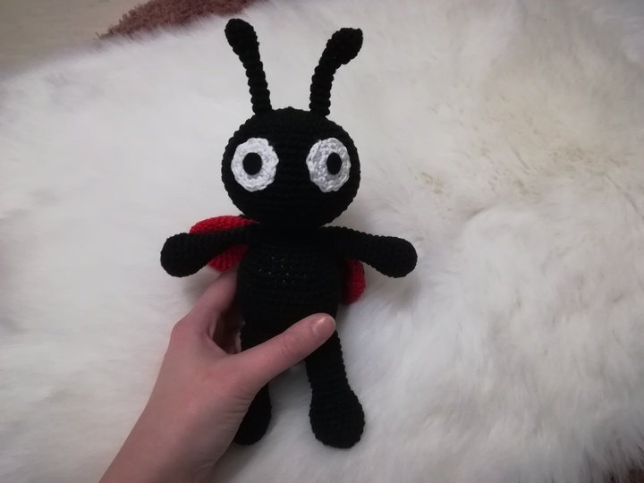Häkelanleitung Marienkäfer, Amigurumi Marienkäfer häkeln,Marienkäfer häkeln