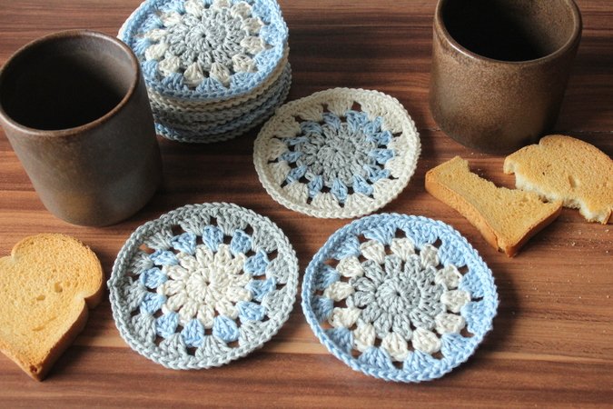 Crochet Pattern Coaster "Harmony"