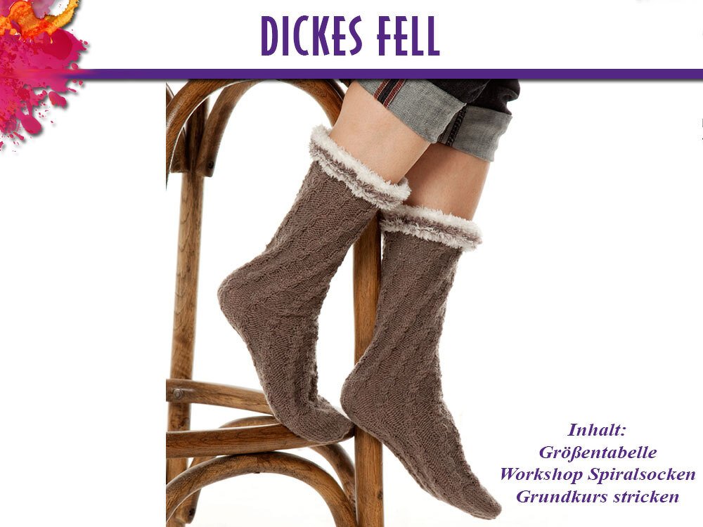 Socken: Dickes Fell