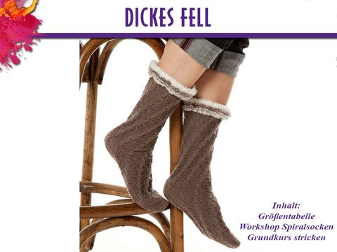 Socken: Dickes Fell