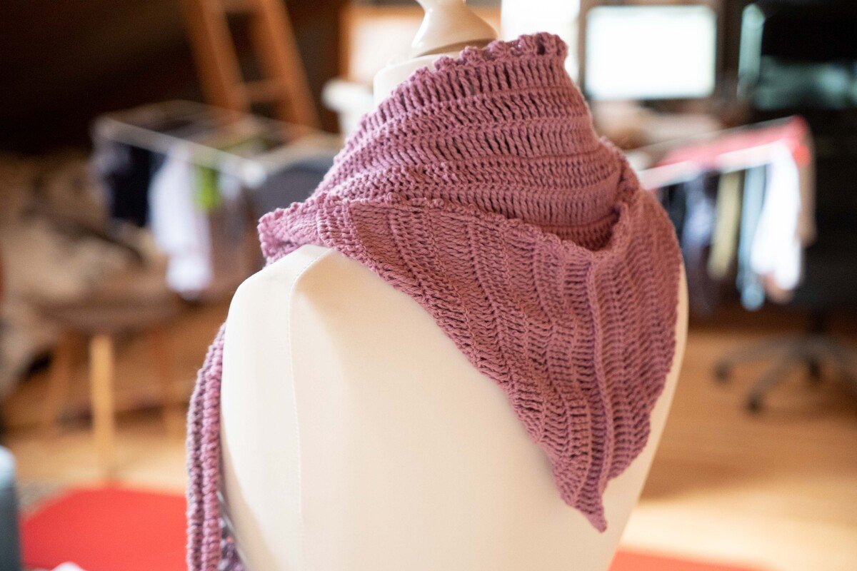 Kapuzenschal Mädchentraum