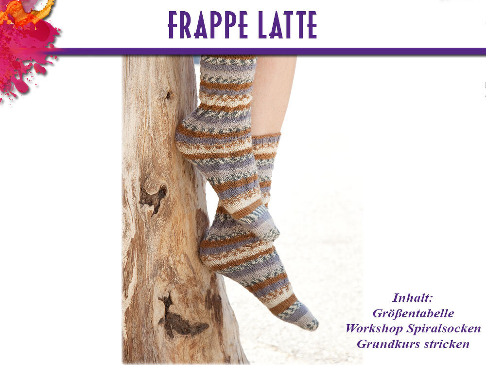 Socken: Frappe Latte