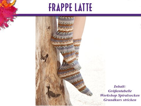 Socken: Frappe Latte