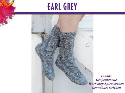 Socken: Earl Grey