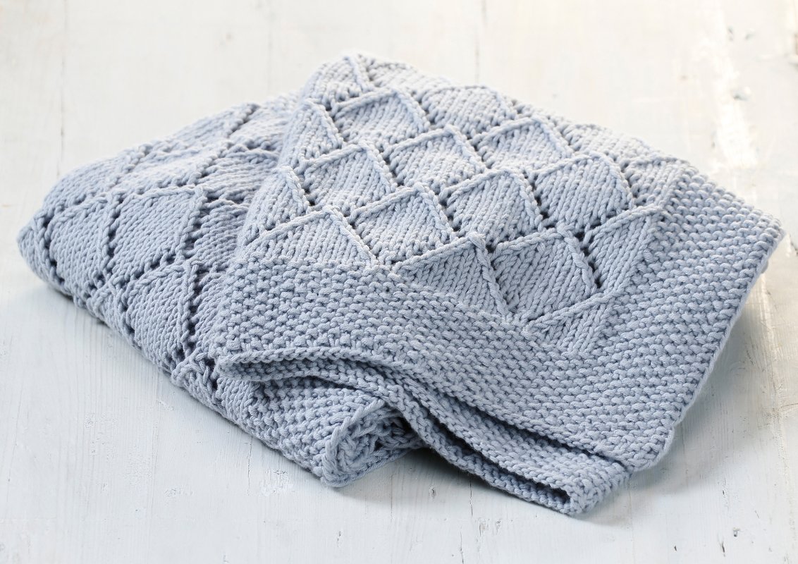 Babydecke Königskind - Strickanleitung