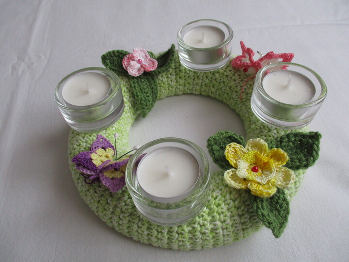 Anleitung Osterkranz - Frühlingskranz