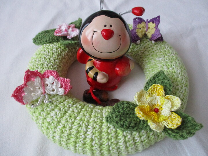 Anleitung Osterkranz - Frühlingskranz