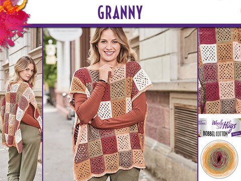 Patchwork-Cape Granny