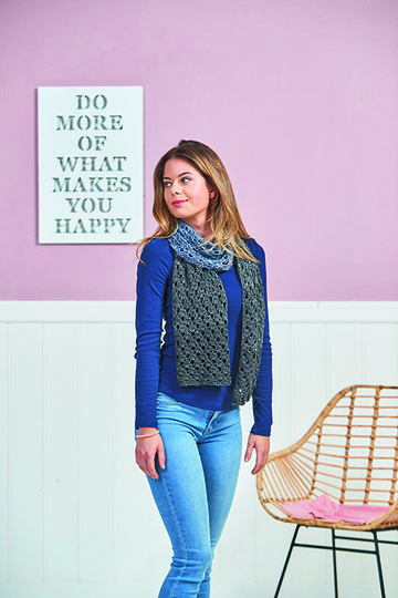 Jacke und Schal: Relax