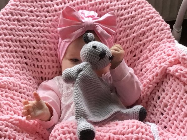 First Toy Amigurumi Toy Koala Bear Security Blanket Crochet Pattern