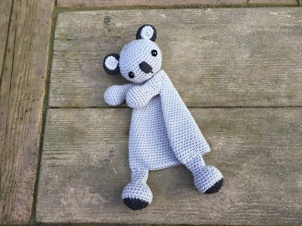 First Toy Amigurumi Toy Koala Bear Security Blanket Crochet Pattern