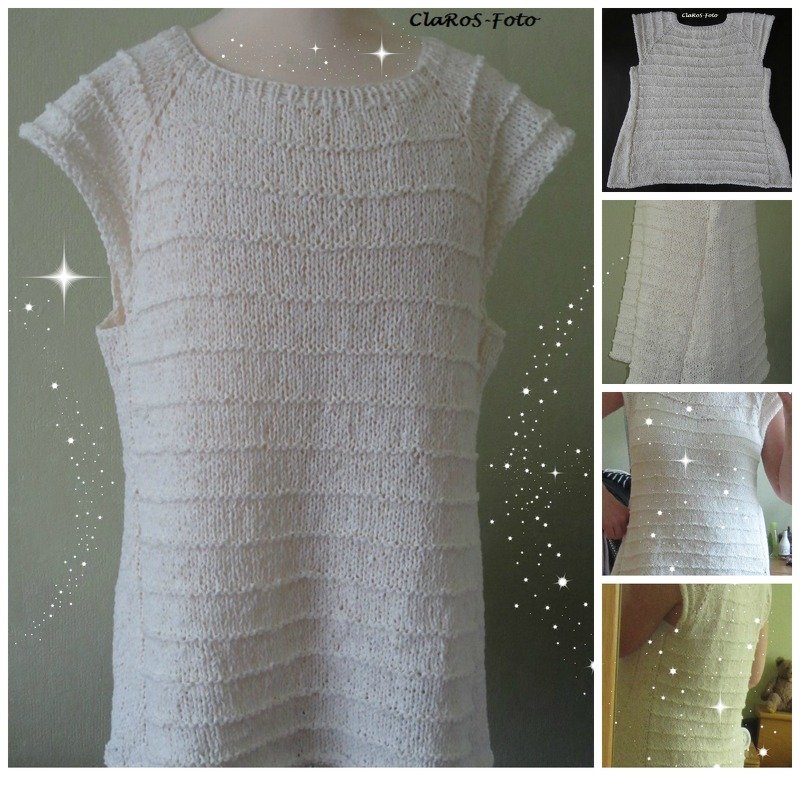 Sommer Top Pulli (Gr. 38-42) Strickanleitung