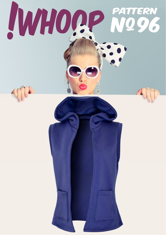 !WHOOP NO 96 Weste Schnittmuster & Nähanleitung GR. 32-46