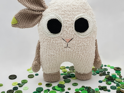 Häkelanleitung > Kuschelbuddie No.2 Lamm Linus <