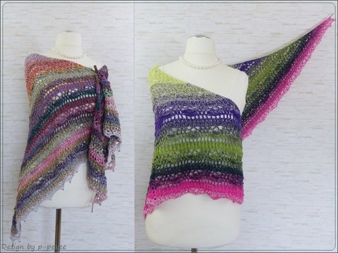 In'finito 5.0 Häkelanleitung für ein schönes Schultertuch Endlostuch