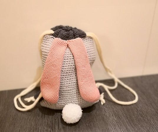 Bunny Backpack crochet pattern