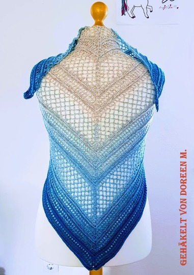 Häkelanleitung Dreieckstuch Lufthauch