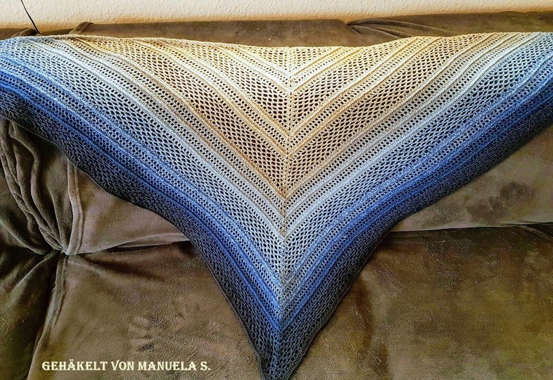 Häkelanleitung Dreieckstuch Lufthauch