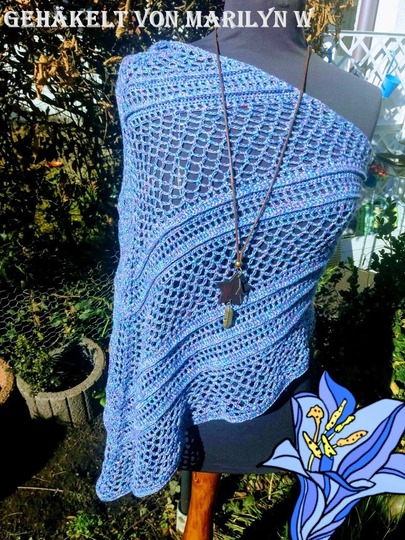 Häkelanleitung Dreieckstuch Lufthauch