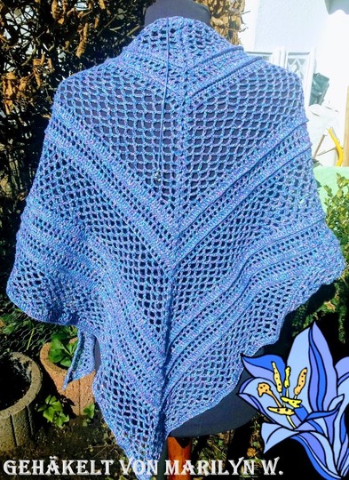 Häkelanleitung Dreieckstuch Lufthauch