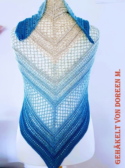 Häkelanleitung Dreieckstuch Lufthauch