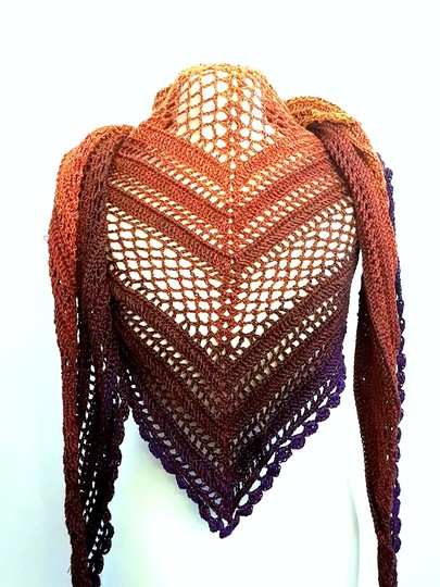 Häkelanleitung Dreieckstuch Lufthauch